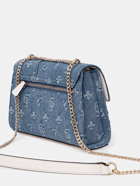 Guess torebka GREYSON kolor niebieski HWDG92 06210