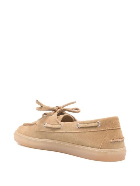 Copenhagen suede boat shoes - Neutrals