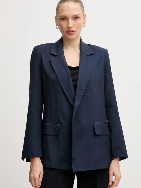 Pedro del Hierro marynarka kolor granatowy jednorzędowa gładka 6752170 - zdjęcie produktu nr 1