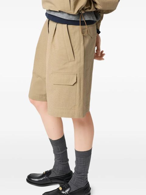 Miu Miu ripstop bermudas - Neutrals