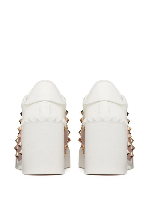 Valentino Garavani Open Disco 85mm wedge sneakers - White