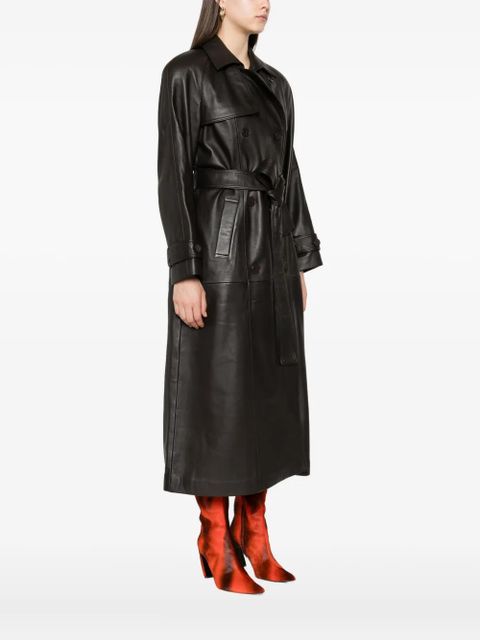 ducie leather trench coat - Brown - zdjęcie produktu nr 2