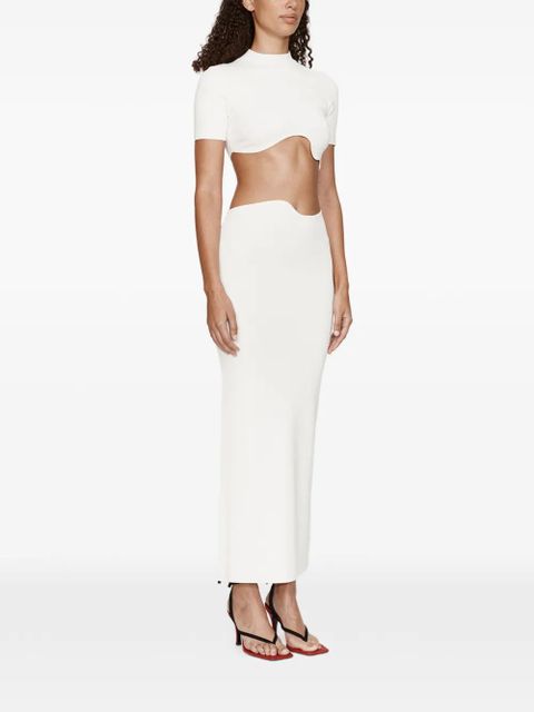 Christopher Esber maparadita skirt - White