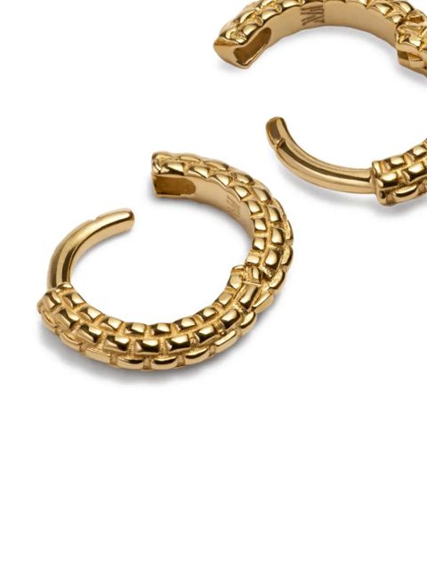 Monica Vinader mini Heirloom huggie earrings - Gold
