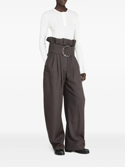 JW Anderson gathered trousers - Grey - zdjęcie produktu nr 2