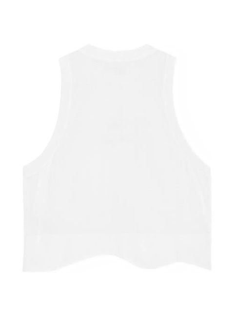 GANNI x Prince logo tank top - White