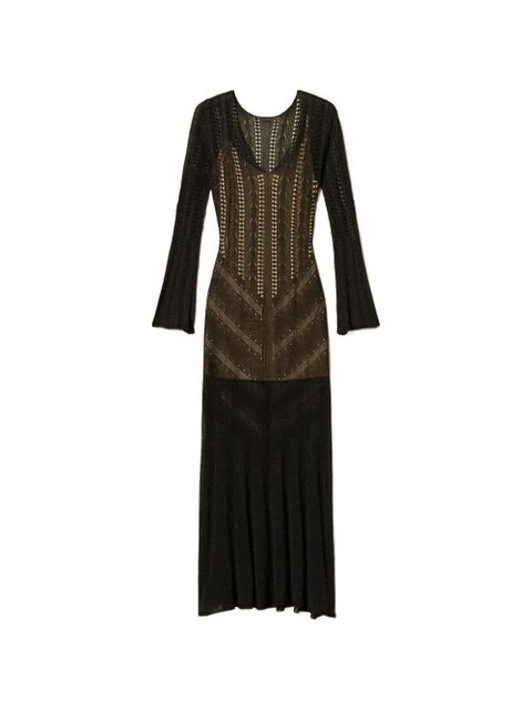 TWINSET Knitted dress - Black - zdjęcie produktu nr 1