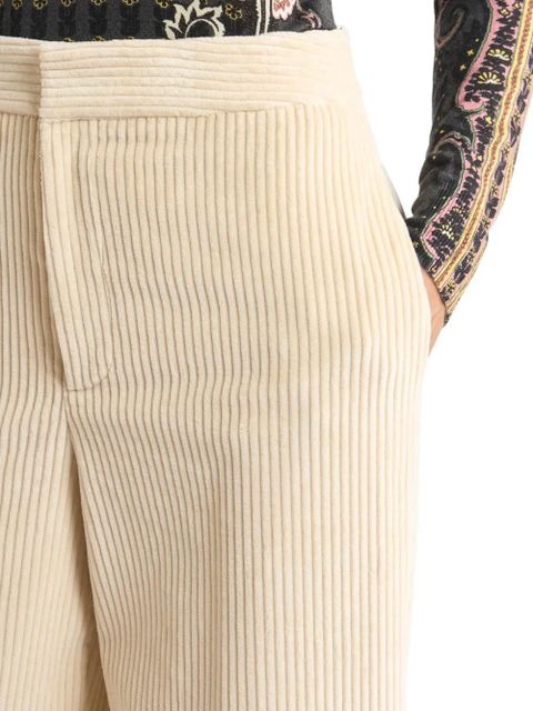 ETRO wide-leg corduroy trousers - Neutrals