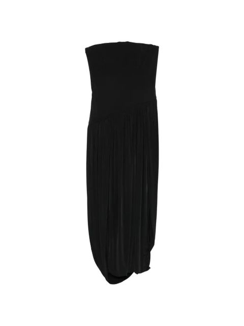 Ferragamo strapless pleated dress - Black - zdjęcie produktu nr 1