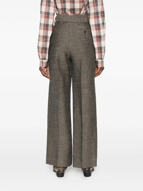 Vivienne Westwood Lauren pleat-detail trousers - Black