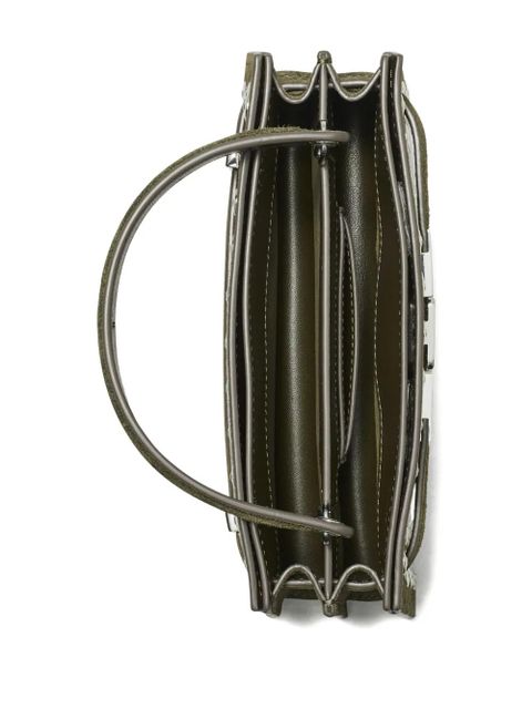 Tory Burch mini Lee Radziwill studded tote bag - Green