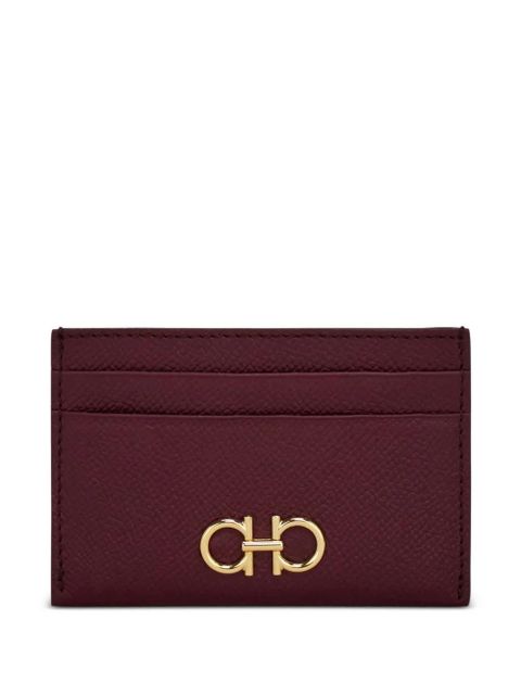 Ferragamo Gancini leather credit card holder - zdjęcie produktu nr 1