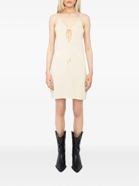 Zadig&Voltaire Savana mini dress - Neutrals - zdjęcie produktu nr 2
