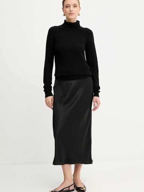 Silvian Heach sweter z domieszką wełny SAM damski kolor czarny z golfem GPA25244LU - zdjęcie produktu nr 2