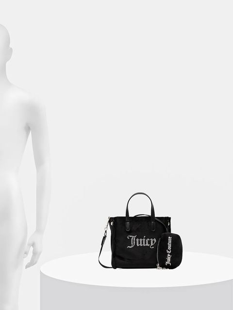 Juicy Couture torebka Iris Velvet kolor czarny BIJIR8945WZC