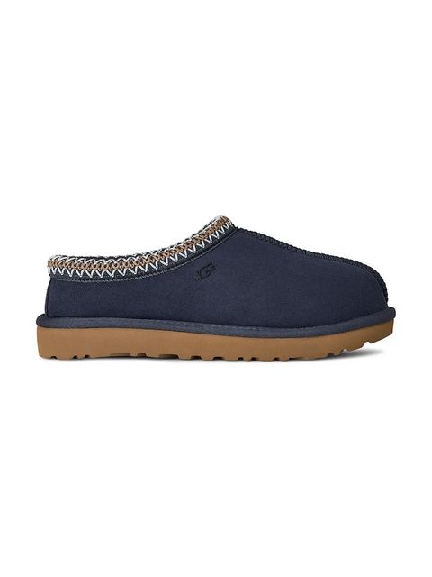UGG kapcie zamszowe Tasman II kolor granatowy 1174470.DKN - zdjęcie produktu nr 1
