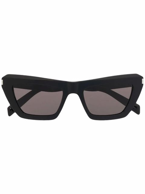 Saint Laurent Eyewear tinted-lenses oversize-frame sunglasses - Black - zdjęcie produktu nr 1