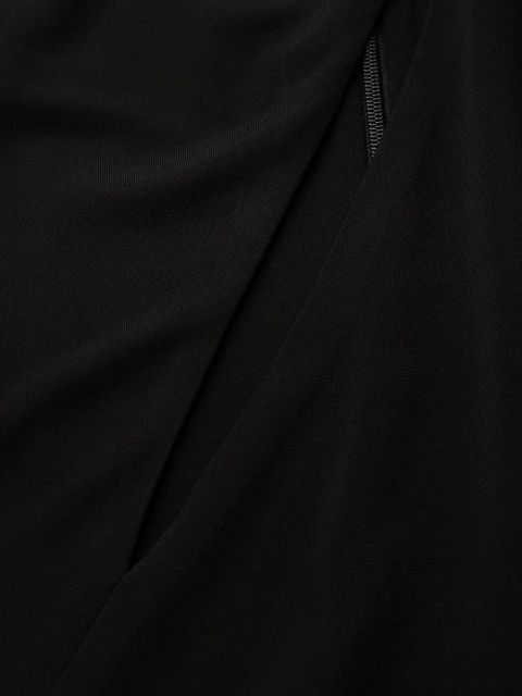 Versace cut-out long sleeves dress - Black