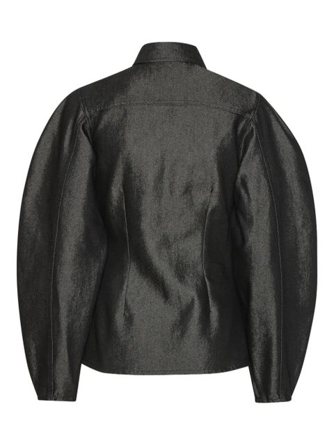 ROTATE BIRGER CHRISTENSEN puff-sleeve shirt - Black