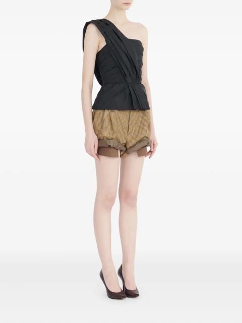 Maison Margiela asymmetric one-shoulder blouse - Black - zdjęcie produktu nr 2