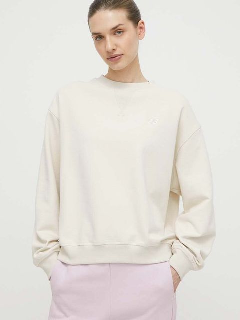 New Balance bluza bawełniana WT41500LIN