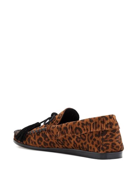 MARANT ÉTOILE Fitza leopard-print loafers - Brown - zdjęcie produktu nr 2