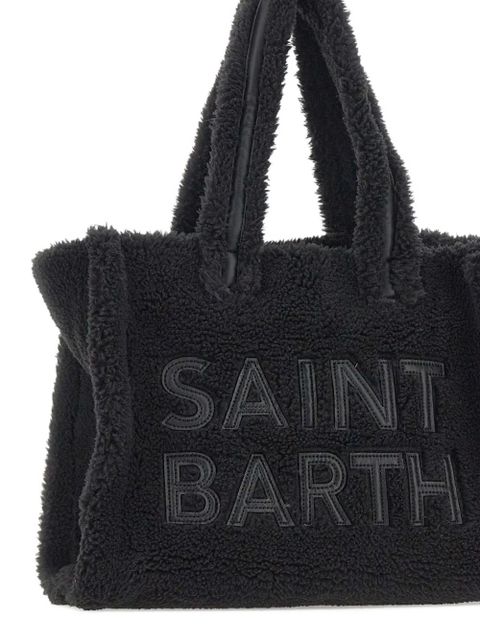 MC2 Saint Barth Colette Teddy embroidered tote bag - Black