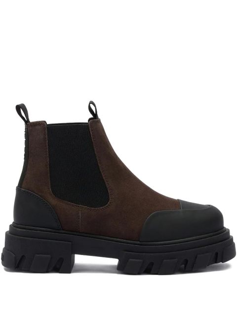 GANNI lug-sole boots - Brown - zdjęcie produktu nr 1