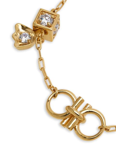 Ferragamo gancini charm bracelet - Gold