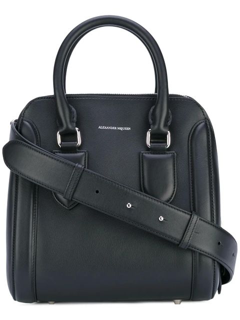 Alexander McQueen medium Heroine tote - Black - zdjęcie produktu nr 1