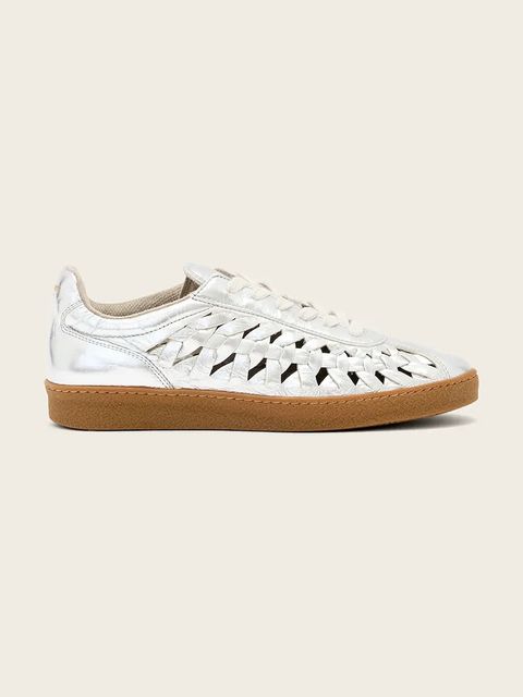 AllSaints Velma Woven Sneaker sneakersy damskie skórzane - zdjęcie produktu nr 1