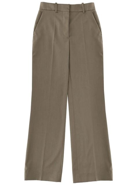 Victoria Beckham melange tailored trousers - Green