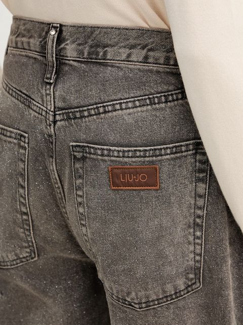 Liu Jo jeansy bawełniane damskie high waist MF5381 D4927