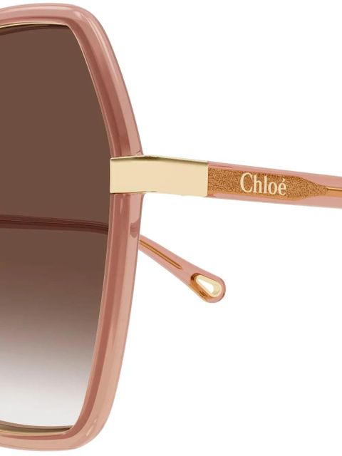 Chloé Eyewear geometric CH0262S sunglasses - Pink