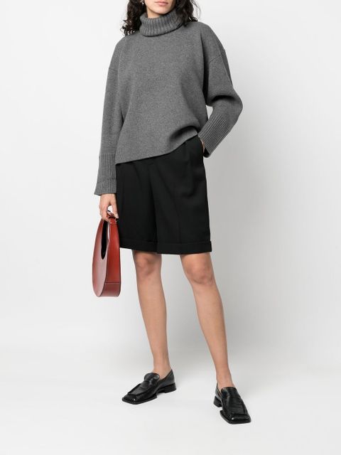 Proenza Schouler roll-neck drop-shoulder jumper - Grey