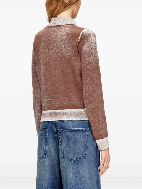 Diesel M-Loren cardigan - Brown - zdjęcie produktu nr 2
