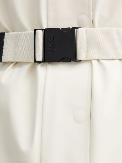 BOSS kurtka kolor beżowy zimowa 50549047