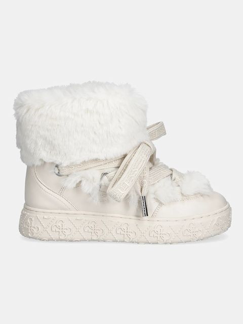 Guess śniegowce UNESSA kolor beżowy FLFUEK FUR10 - zdjęcie produktu nr 2