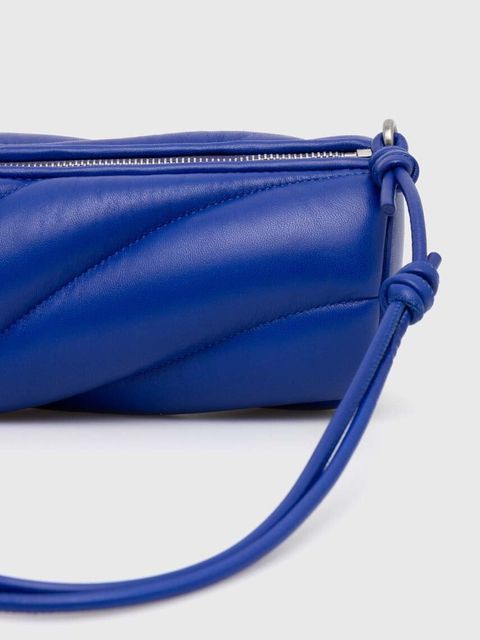 Fiorucci torebka skórzana Electric Blue Leather Mini Mella Bag