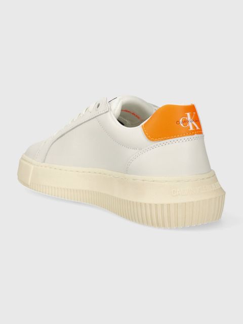 Calvin Klein Jeans sneakersy skórzane YW0YW00823 CHUNKY CUPSOLE MONOLOGO W