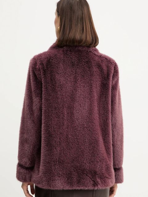 Twinset płaszcz kolor fioletowy 252TT2154 - zdjęcie produktu nr 2