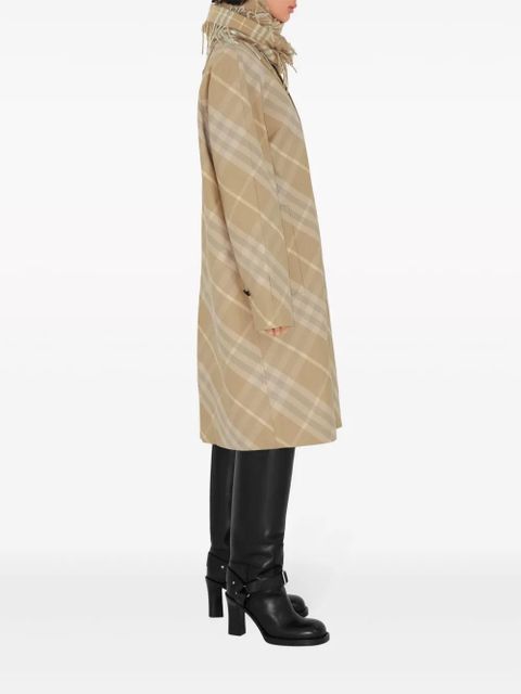 Burberry Car reversible check-print coat - Neutrals