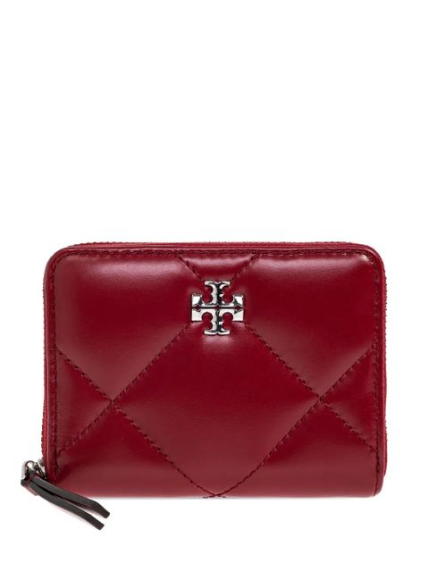 Tory Burch Kira quilted-design small wallet - Red