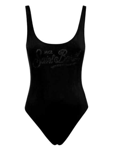 MC2 Saint Barth rhinestone-embellished swimsuit - Black - zdjęcie produktu nr 1