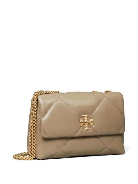 Tory Burch small Kira diamond-quilted convertible shoulder bag - Neutrals