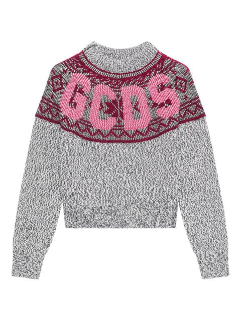 GCDS logo-embellishment sweater - Grey - zdjęcie produktu nr 1