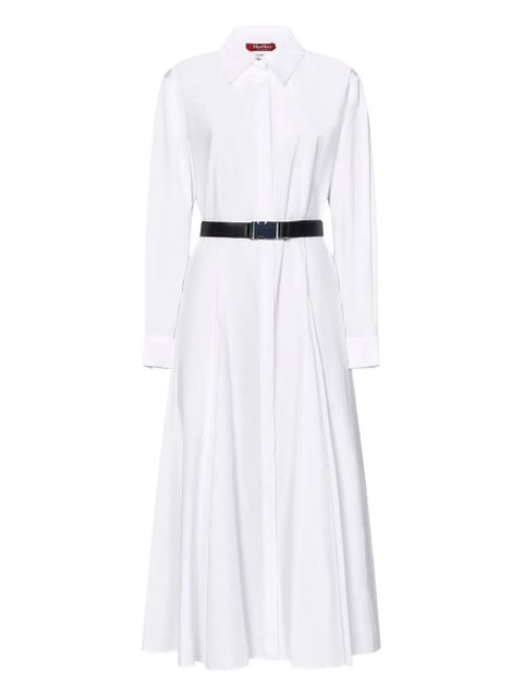 Max Mara gabardine shirt midi dress - White - zdjęcie produktu nr 1