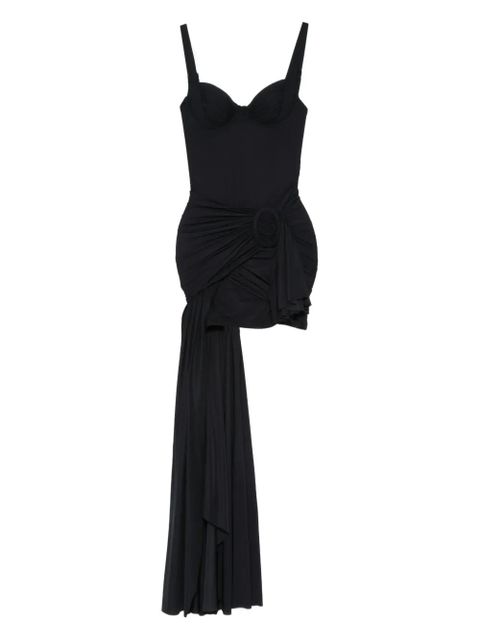 Balenciaga ruched midi dress - Black - zdjęcie produktu nr 1
