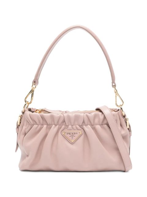 Prada triangle-logo tote bag - Pink - zdjęcie produktu nr 1