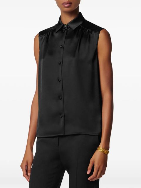 Versace sleeveless blouse - Black